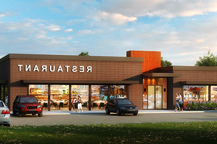 Restaurant-Rendering_Architecture Services_by Russell and Dawson